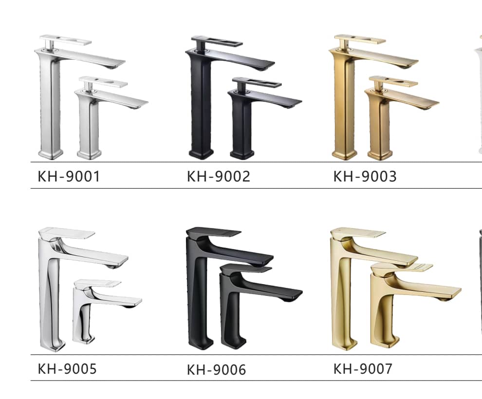 مجموعة خلاطات مغاسل بعدة ألوان وموديلات من راما